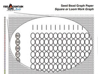 Printable Seed Bead Graph Paper