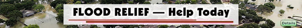 Flash floods are wreaking havoc in Texas. Please join us in helping with monetary donations.