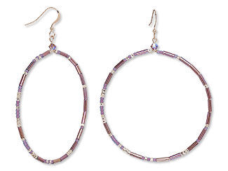 Morse Code Hoop Earrings