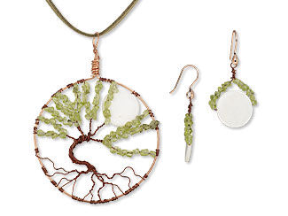 Single-Strand Necklace and Earring Set
