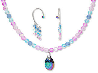Single-Strand Necklace and Earring Set