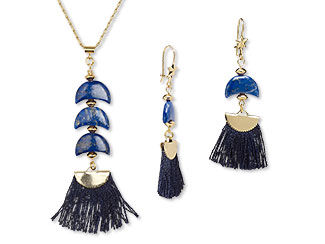 Single-Strand Necklace and Earring Set