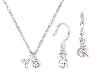 Single-Strand Necklace and Earring Set