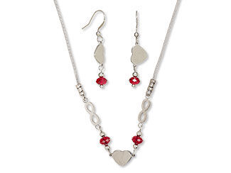 Single-Strand Necklace and Earring Set