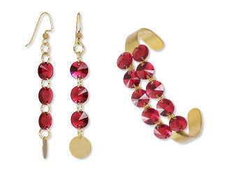 Cuff Bracelet and Earring Set