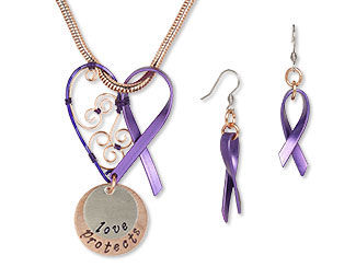 Single-Strand Necklace and Earrings Set