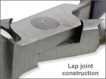 Lap joint construction 