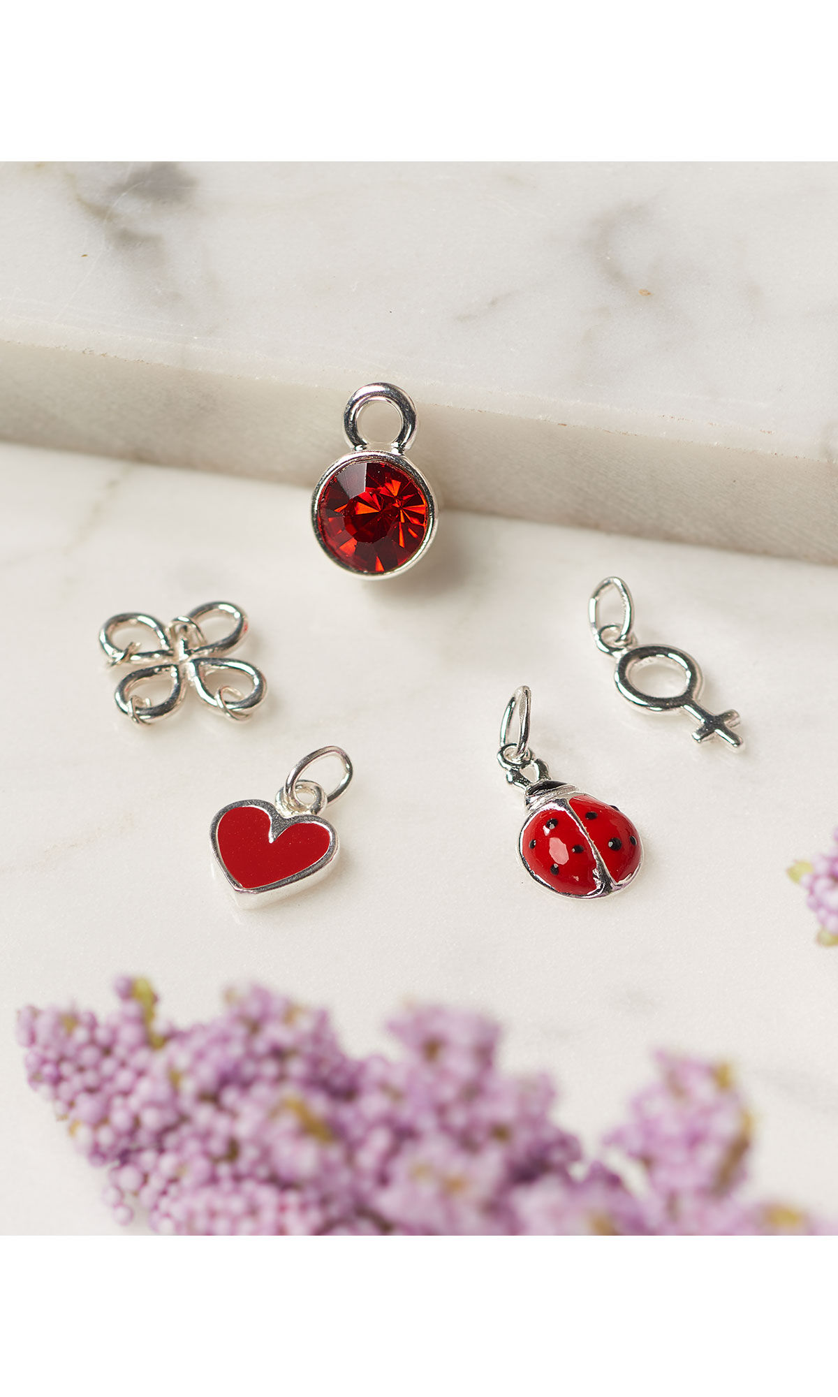 Design Idea RC2M Charms on marble 