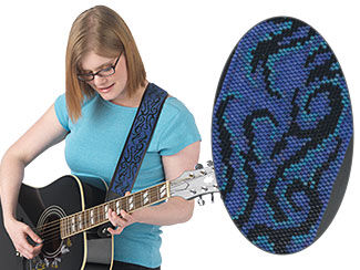 Seed Beaded Guitar Strap