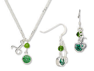 Single-Strand Necklace and Earring Set