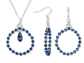 Single-Strand Necklace and Earring Set