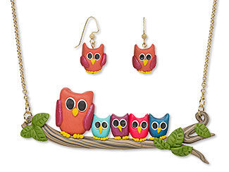 Single-Strand Necklace and Earring Set