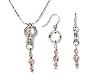 Single-Strand Necklace and Earring Set