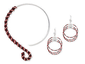 Choker-Style Necklace and Earring Set