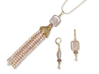 Single-Strand Necklace and Earring Set