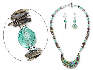 Single-Strand Necklace and Earring Set