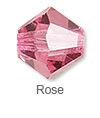 Rose Crystal Bead