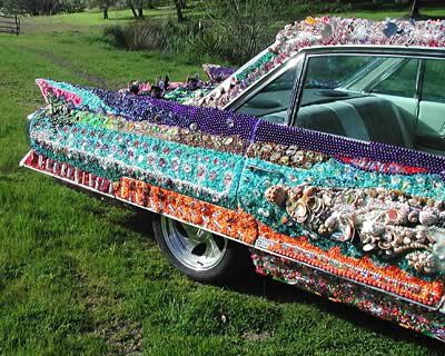 Beaded cadillac