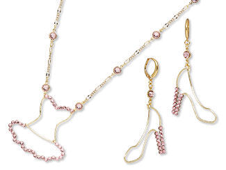 Single-Strand Necklace and Earring Set