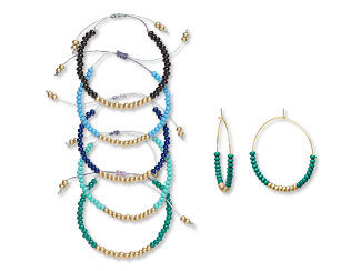 Five-Piece Bracelet and Earring Set