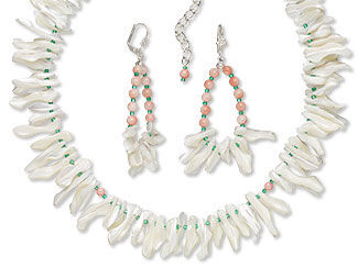 Single-Strand Necklace and Earring Set