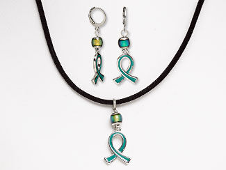 Single-Strand Necklace and Earring Set