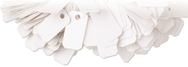 White tags