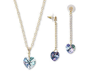 Single-Strand Necklace and Earring Set
