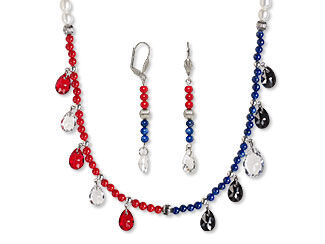 Single-Strand Necklace and Earring Set