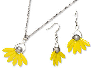 Single-Strand Necklace and Earring Set