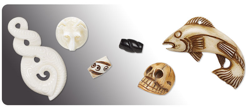carved bone components