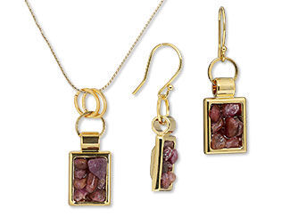 Single-Strand Necklace and Earring Set