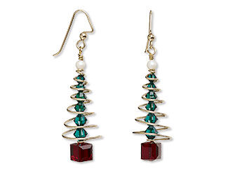 Christmas Tree Earrings