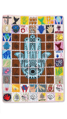 Beaded quilt