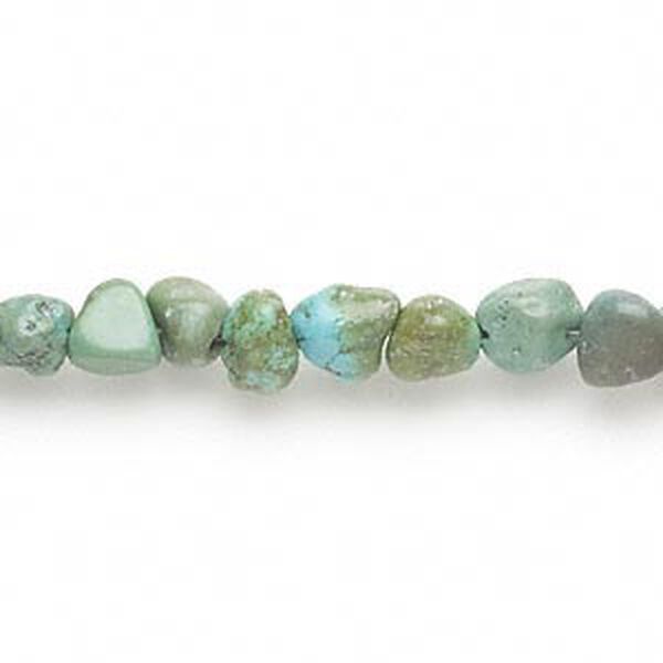 Turquoise 1pkg1, pebble bead 15.5-16 inch medium image number 0
