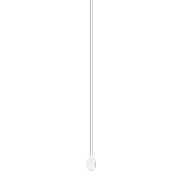 Paddle pin, sterling silver, 1-3/4 inches, short style, 23 gauge. Sold per pkg of 10. image number 0