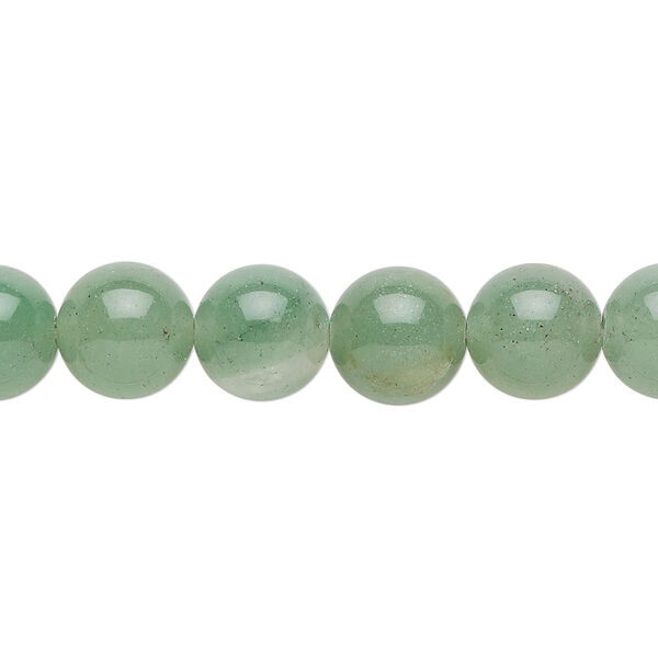 Green aventurine 1pkg1, round bead natural 15.5-16 inch 10mm image number 0