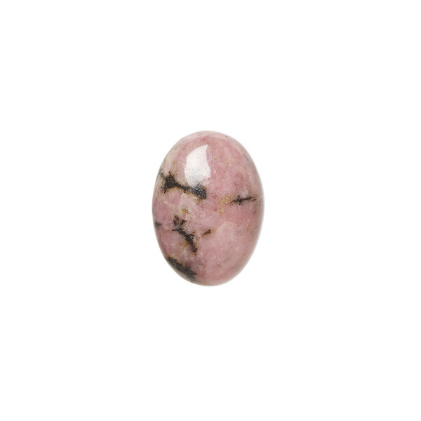 Rhodonite 1pkg4, calibrated oval cab natural 14x10mm image number 0