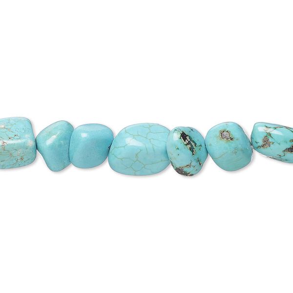 Magnesite 1pkg1, chip / pebble bead 15 inch medium / small to large image number 0