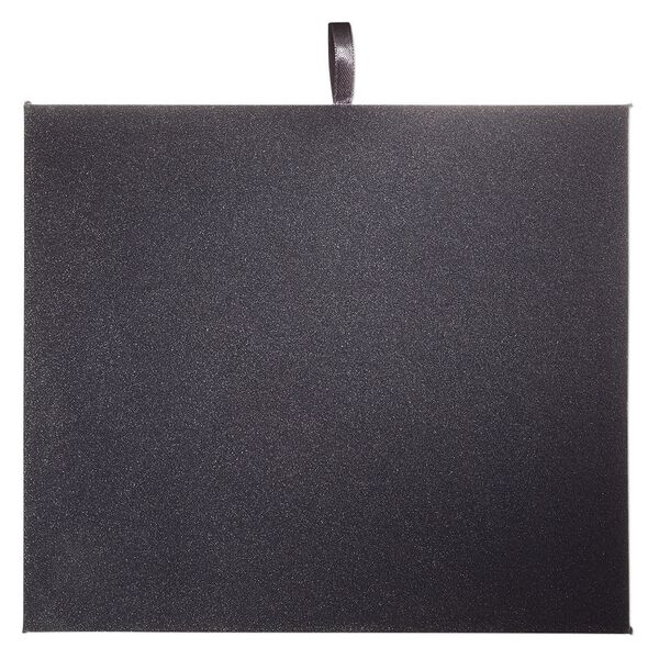 Tray insert, velveteen, black, 7-3/4 x 6-3/4 inch pad. Sold individually. image number 0