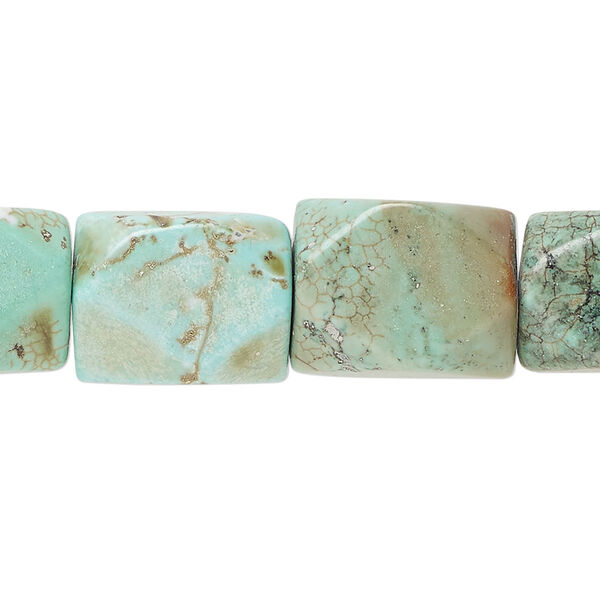 Magnesite 1pkg1, flat-sided tumbled nugget bead 15 inch small to medium image number 0