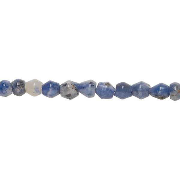 Orange sodalite 1pkg1, bicone bead natural 15.5-16 inch 3.5-4.5mm image number 0