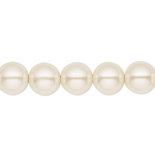 Hemalyke™ 1pkg1, pearlescent round bead 15.5-16 inch 10mm image number 0