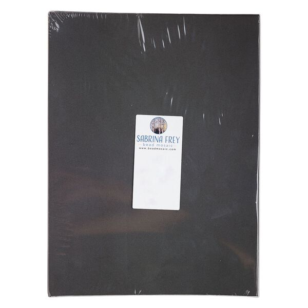 Adhesive, Art Edge™, EVA foam, black, 12x9-inch sheet. Sold per pkg of 3. image number 0