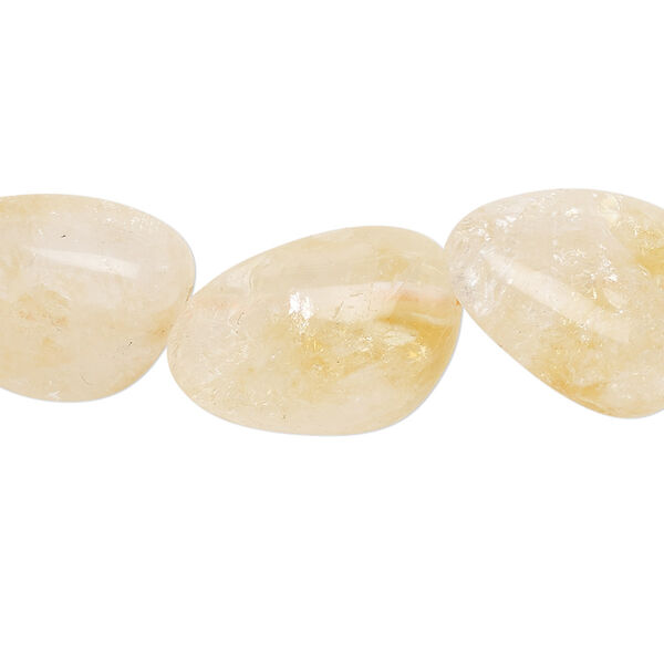 Citrine 1pkg1, nugget bead 15 inch medium image number 0