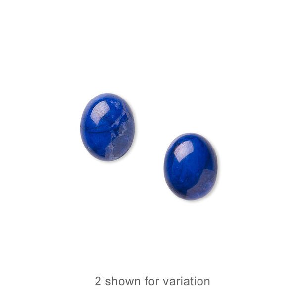 Howlite 1pkg10, calibrated oval cab 10x8mm image number 0
