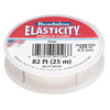 Cord, Beadalon® ELASTICITY®, elastic rubber, pkg/25m, 0.5mm diameter, clear. image number 0