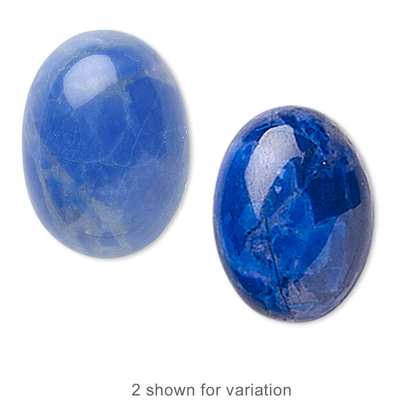 Howlite 1pkg10, calibrated oval cab 8x6mm image number 0
