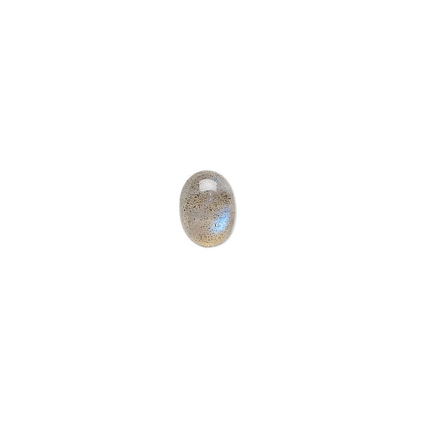 Labradorite 1pkg1, hand-cut calibrated oval cab natural A- grade, 8x6mm image number 0