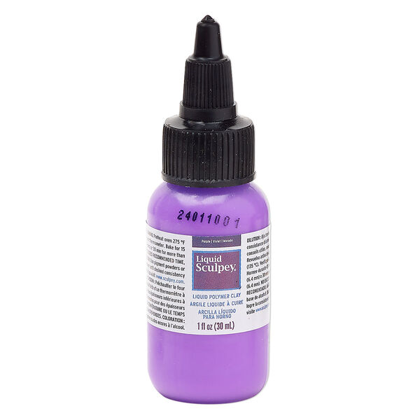 Liquid polymer clay 1pkg1, 1 fluid ounce purple Liquid Sculpey® image number 0
